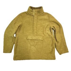 Spyder Sweatshirt 1/2 Zip Pullover Olive Green/Brown Men's Large Sherpa Lined